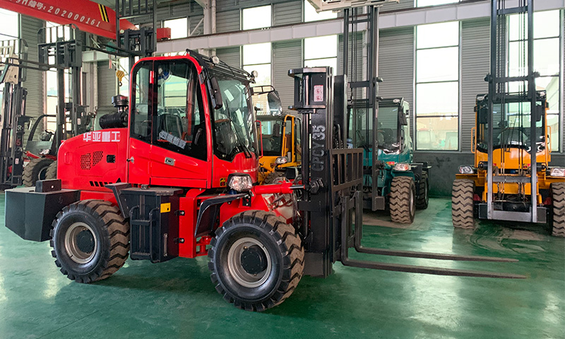 越野叉车3吨四驱铰接式