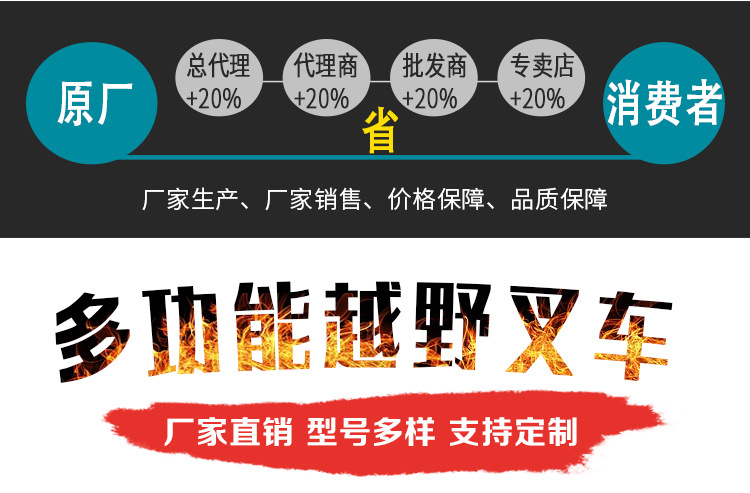 3吨-5吨越野叉车价格华亚重工