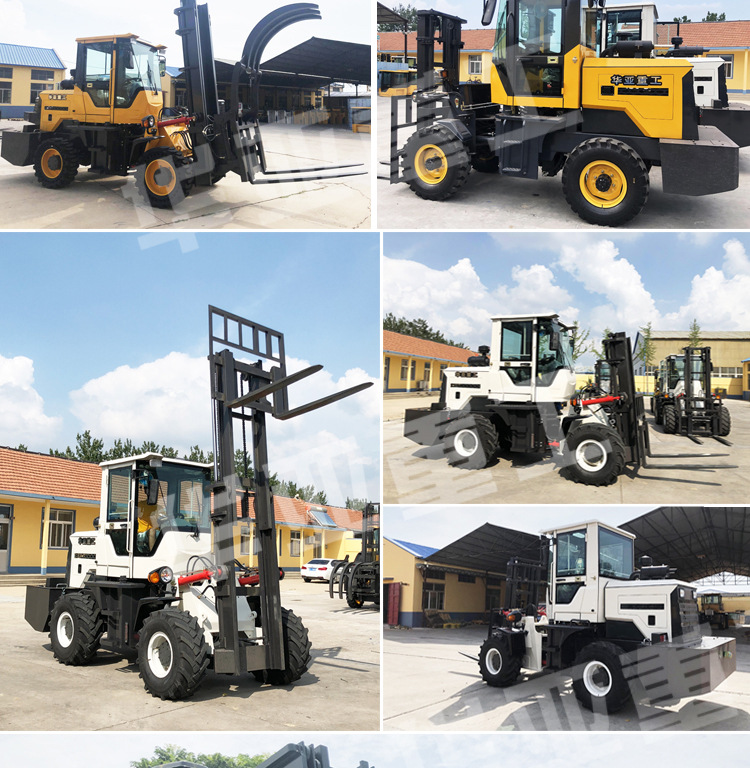 铰接式叉车越野军绿款