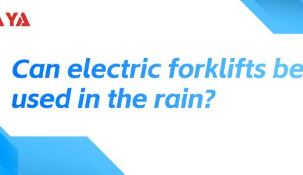 Can electric forklifts be used in the rain